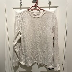 Tommy Hilfiger Men's White Long Sleeve Shirt